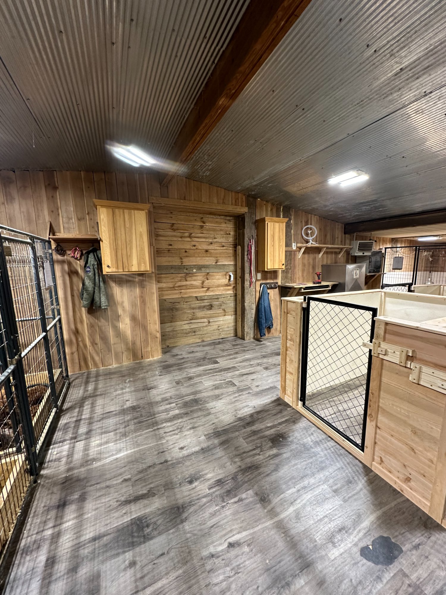 Nursery whelping area